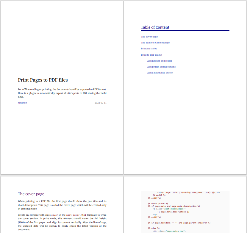 Rubin Populær Bloom Print Pages to PDF files - Code Inside Out